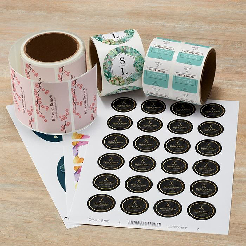 Circle Cosmetics Label Sticker Printing And Packaging For Gift Bag