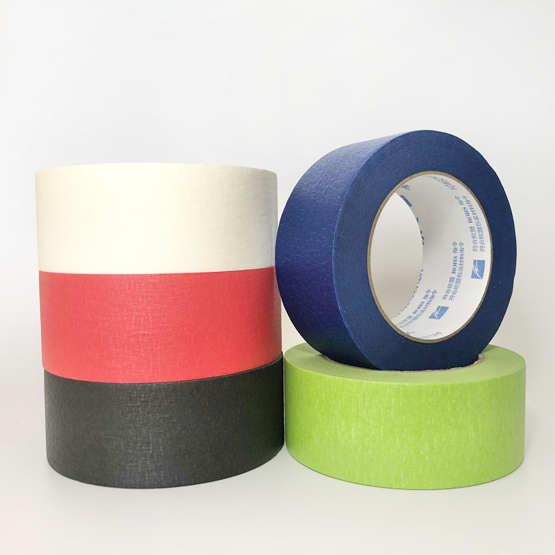 Custom Logo Round Adhesive Paper Shipping Tape For Packaging Moving