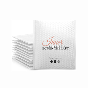 Large White Padded Bubble Mailer Custom Print Poly Bags Mailing