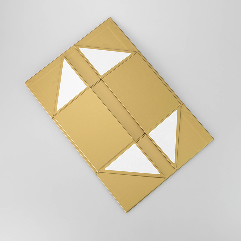 Gold Special Square Gift Box Packaging Custom Printed Magnetic Cardboard Boxes