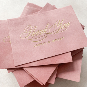 2021 Hair Extension Pink Thank You Mail Cards For Purchase Card
