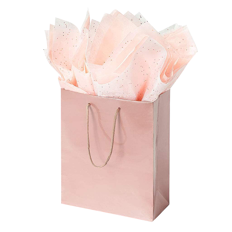 Branded Plain Black Custom Clothing Tissue Wrapping Paper For Packaging