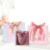 Pink Wedding Recyclable Paper Bags Party Gift Shopping Bags with Your Name